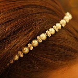 Headband Bridal- Bridal Headband - Rhinestones And..